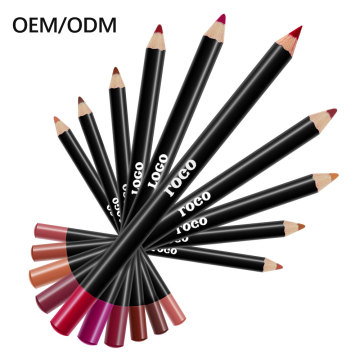OCHAIN Vegan Waterproof Makeup Waterproof Private Logo Custom Pink Brown Lip Liner