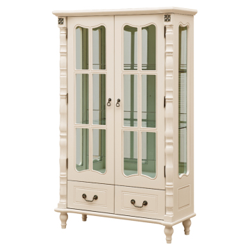 American Style Luxury Wood Wine Bar Cabinet for Living Room