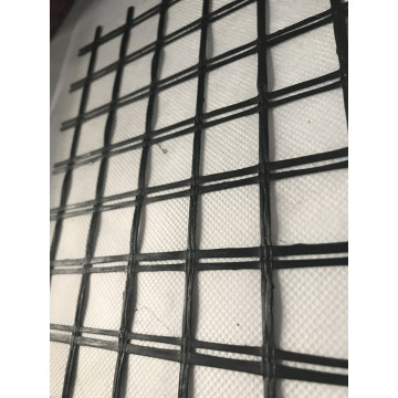 Fiberglass Geogrid Composite With Geotextile By Glue