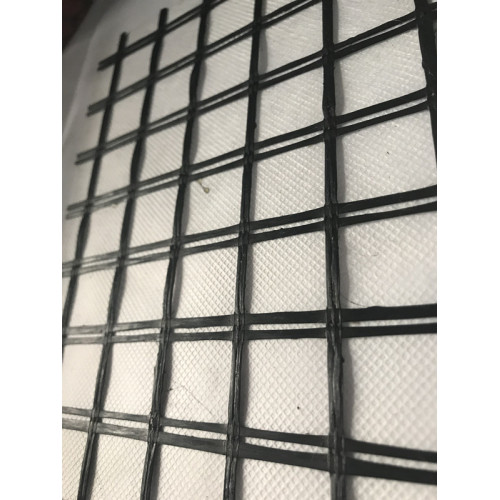 Composite de géogrille en fibre de verre avec géotextile par colle