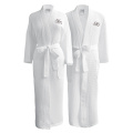 Mr & Mrs Spa Couple Waffle Bathrobe Set