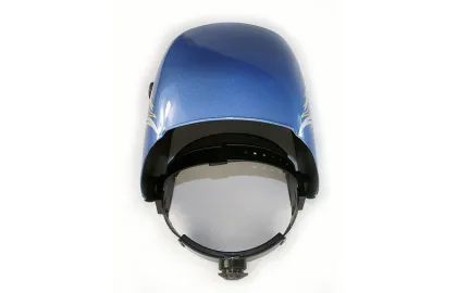 Auto Shade Plastic Miller Welding Mask Blue , Electronic Welding Helmet
