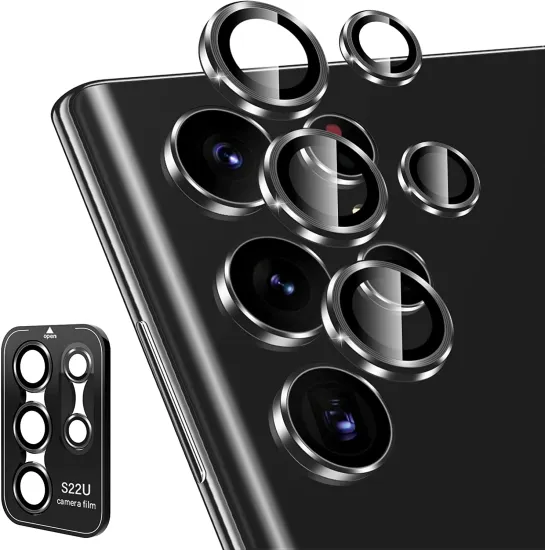 9H Clear Anti-scratch Tempered Glass Lens Protector for Samsung Galaxy S22/S23 Ultra Plus