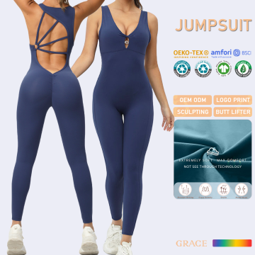RTS Women's One Piece Yoga Ulyveless Running Bodysuit Bodysuit for Gym Litness