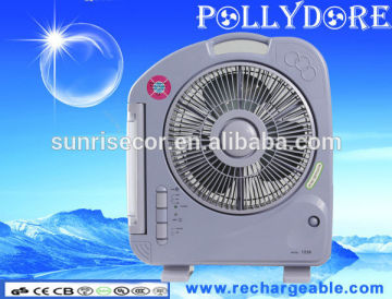 Rechargeable BatteryTable Fan portable fanWith LED Light Fan Made In China,xtc-1258