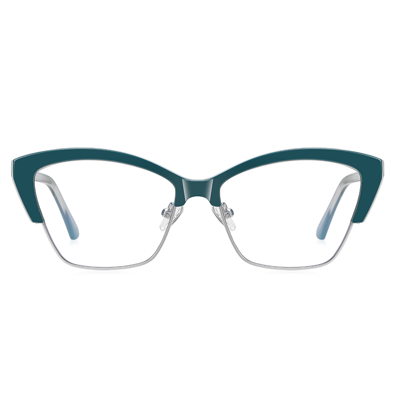 Blue Half Frame TR90 Optical Frame