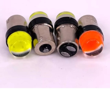 CQHZJ SICAK 18W LED 2 COB H4/P15D/BA20D Motosiklet Far Ampulleri