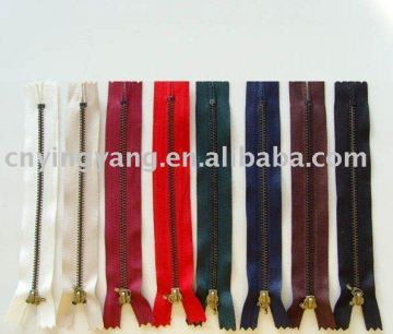 close-end zipper