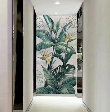Custom Crafted Glass Mosaic Wall Art for Interior Design Projects