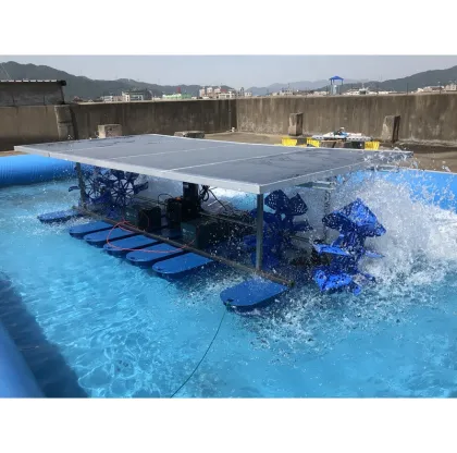 24/7 Solar-Powered Fish Pond Aerator