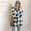 Women`s Fleece Plaid Jacket