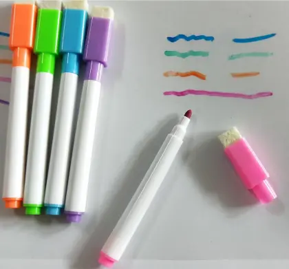 OEM Hot Selling Non-Toxic Multicolor Erasable Whiteboard Markers with Eraser