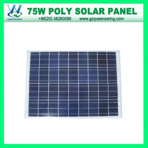 75W Polycrystalline Solar Panel for Grid Solar System (QW-P75W)