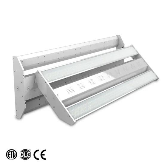 2FT 4FT 80W 135Lm/W 0-10V Dimmable Super Bright Industrial LED Linear High Bay Light Fixture for Garage Factory Warehouse Workshop