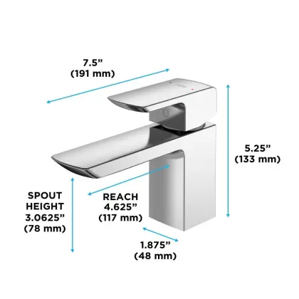 Shop TOTO TLG02301U#CP Bath Faucets and Accessories in Polished Chrome Finish