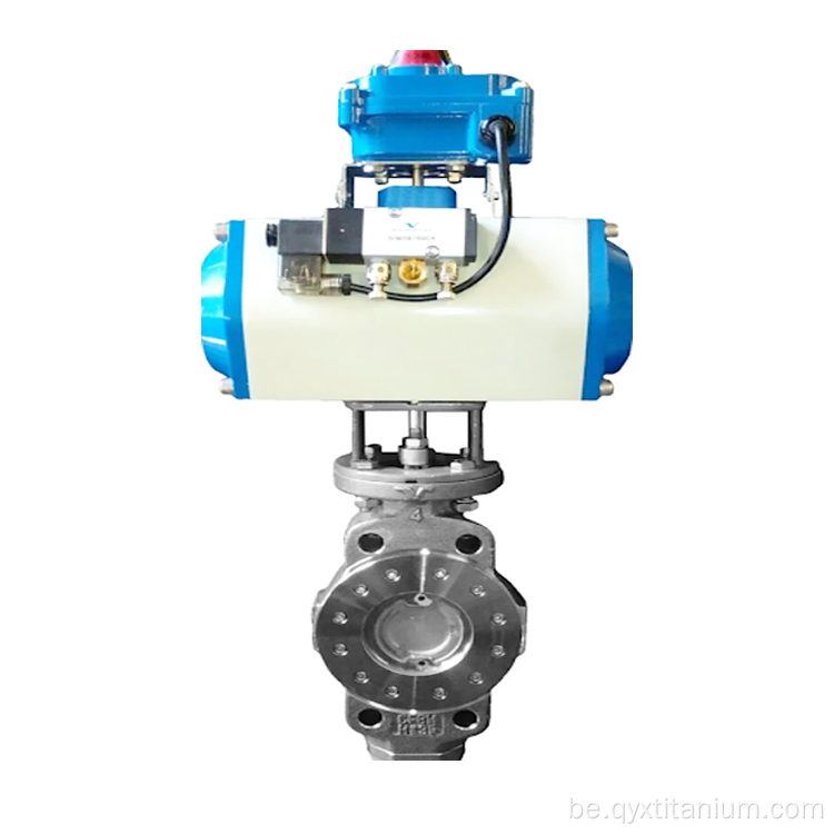 DN600 PN16 Электронная мяккая герметызацыя тытанавага клапана матылькоў