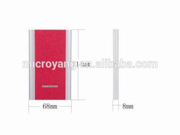 Best quality new mobile power bank custom logo with low cost