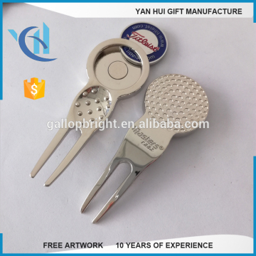 Bulk Metal Magnetic Eco-Friendly Golf Outil Divot Repair Tools with Custom Ball Marker Manufacturer