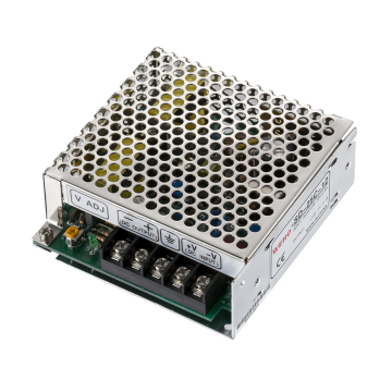 Industrial DC DC Switching Power Supply: 24V, 1.1A CE Certified ROHS Compliant Model SD-25B-24 for -20 to +85°C and 10 to 95% RH Environment