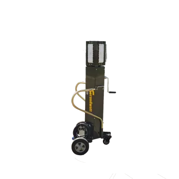 Small mobile 5 m light lighting tower