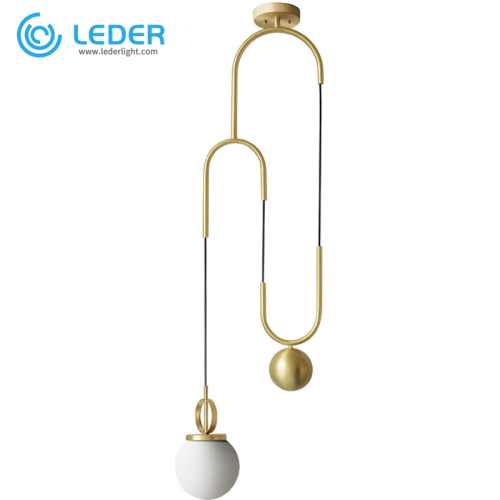 LEDER Brass Led Pendant Lamps