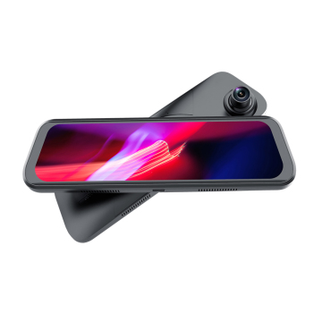 مرآة AI اللاسلكية BSD مع CarPlay و Android Auto و Hicar و Dash Cam DVR لـ Tesla Models 3 و Y و X و S.