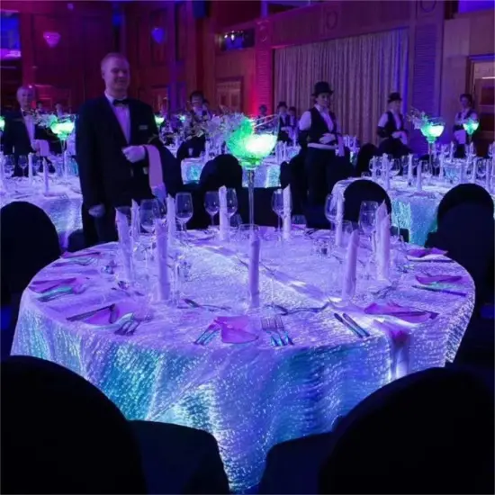LED Fiber Optic Fabric 1m x 1.8m - Party Festival Cosplay Table Cloth