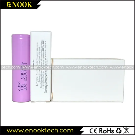 26F type of  3.7 V 18650 vape Battery