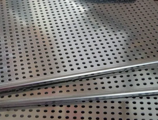 Stainless Steel Flat Perforated Metal Sheet