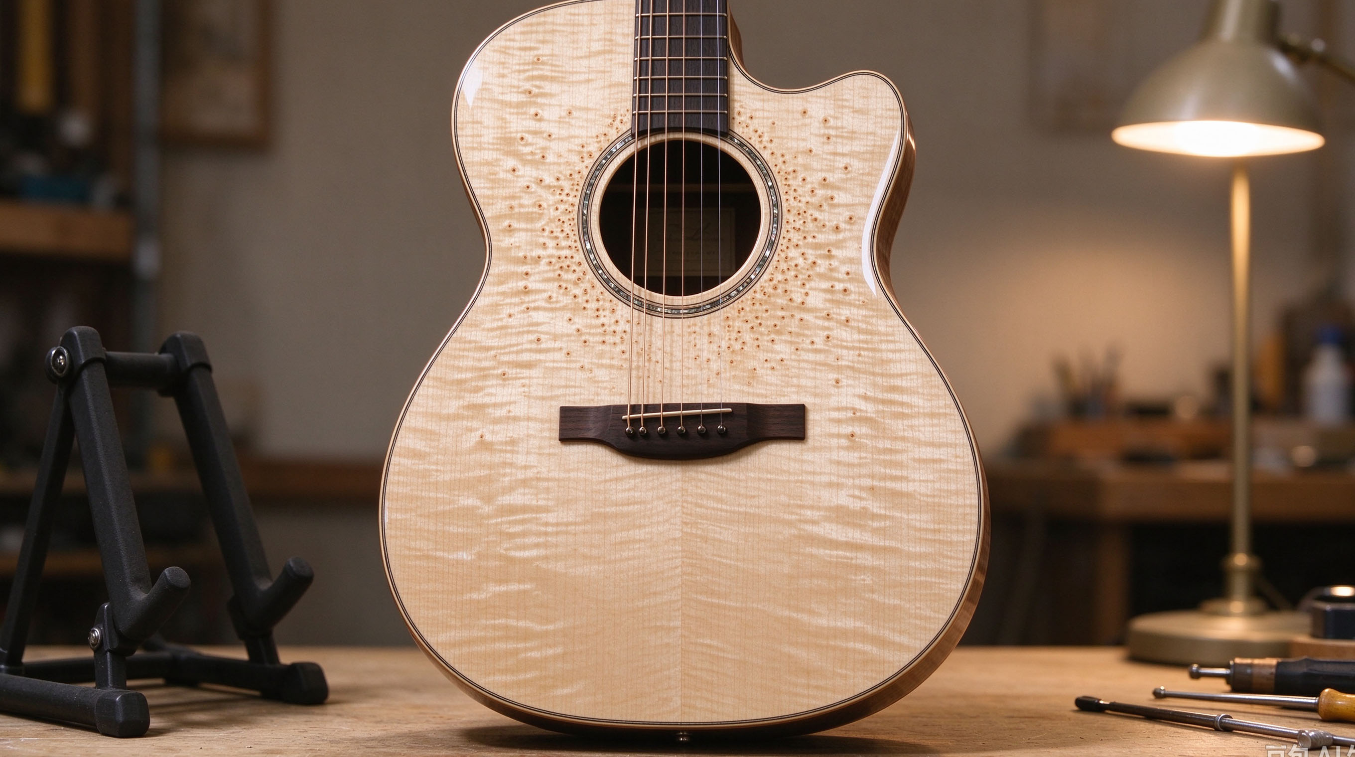maple birds veneer