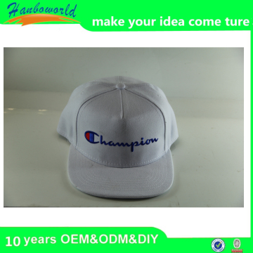 Popular customized embroidered 100% cotton 6 panel Baseball Cap