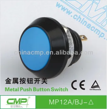 12mm plastic momentary small round button types of micro switches ip67