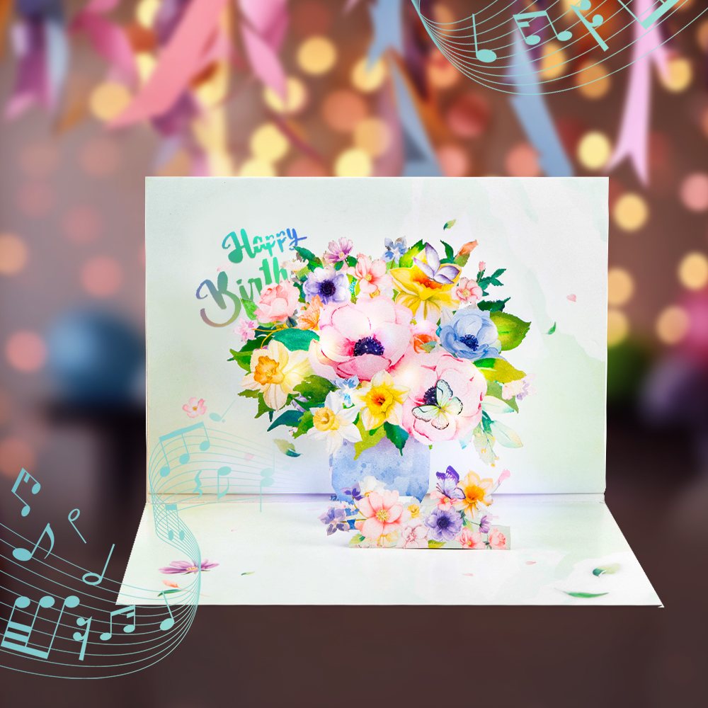 3D birthday pop up card