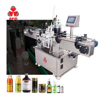 APM L211 Professional Fully Automatic Round Bottle Sticker Machine