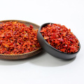Condiment food dehydrated dried red pepper