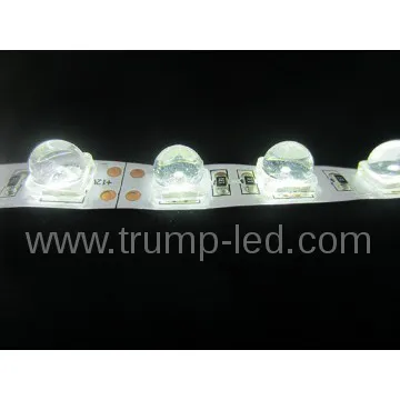 LED strip with lens