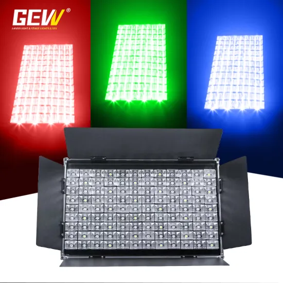 GEVV 108*10W RGBW 4IN1 Wall Wash Full Color Par Can Light for Clubs