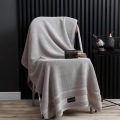 white hotel cotton bath hand face towel set