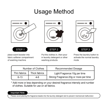 Laundry Fragrance Beat Scent Booster Beads