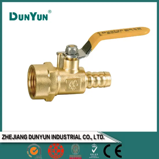 China best selling brass gas valve/lever handle/female & nipple