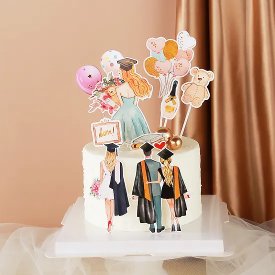 Custom Graduation Cake Topper and Party Decorations