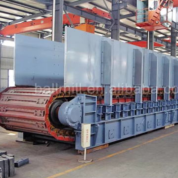 Convoyeur de plaque en acier en carbone et usine d'alimentation de tablier lourd