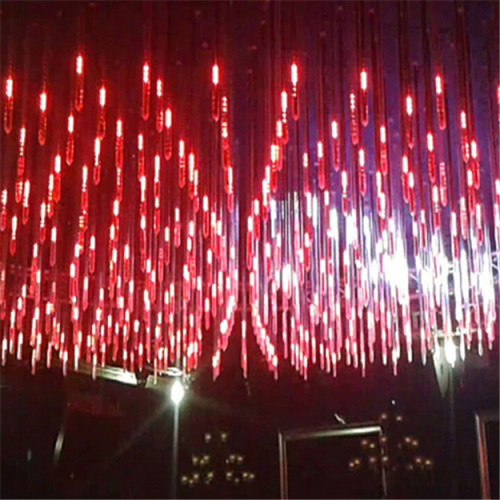 Madrix control 3d falling meteor shower lights