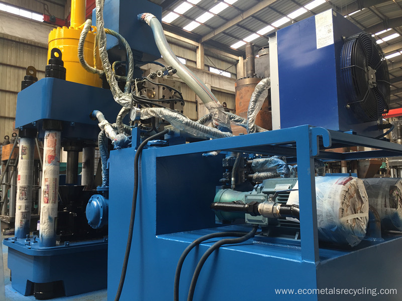 Aluminum Residue Briquetting Machine with Square Block