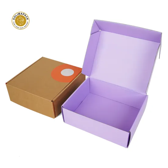 Customizable OOLIMA PACK Printing Logo Shipping Mailer Packaging Paper Box and Paper Mailer Box Solutions
