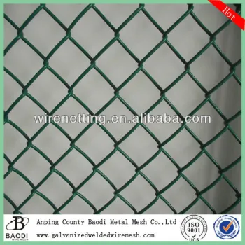 woven indoor tree vinyl clad chain link fence
