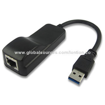New USB3.0 to RJ45 Giga LAN Converter with 10cm Cable Length, CE Mark