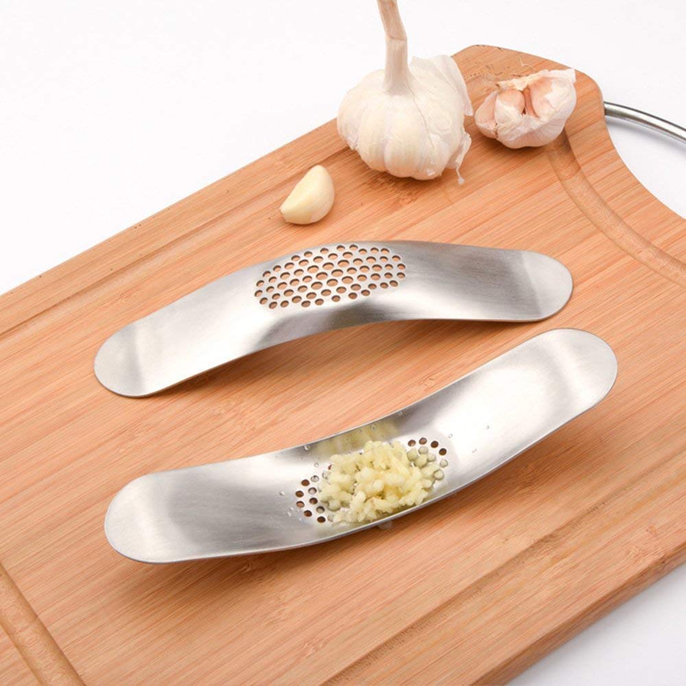 Stainless Steel Garlic Chopper Press Mincer Grinder