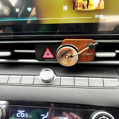 Retro Vintage Rotary Gramophone Air Freshener Clip