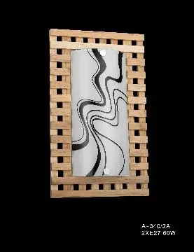 Fashion design wooden wall light